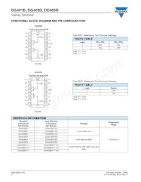 DG405BDY-T1 Datasheet Page 2