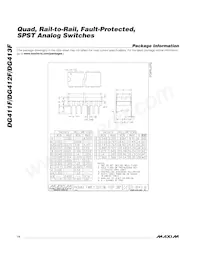 DG411FDJ+ Datasheet Pagina 14