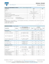 DG445DY-T1 Datasheet Page 2