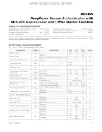 DS2465P+T Datasheet Page 2