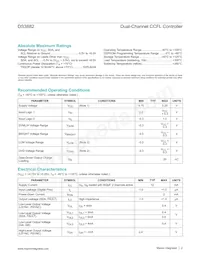 DS3882E+C Datasheet Page 2