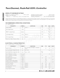 DS3992Z-09N+T&R Datasheet Pagina 2