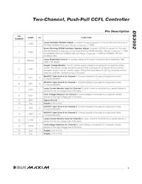 DS3992Z-09N+T&R Datasheet Page 5