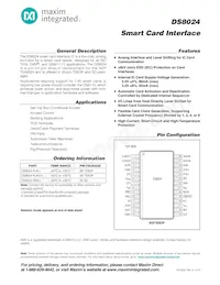 DS8024-RJX/V+ Datasheet Cover