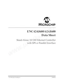 ENC424J600-I/ML Datenblatt Cover