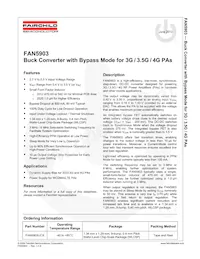 FAN5903BUCX Datasheet Page 2