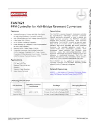 FAN7621SJ Datasheet Page 2