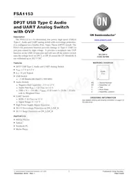 FSA1153UCX Datasheet Cover