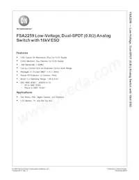 FSA2259UMX Datasheet Copertura