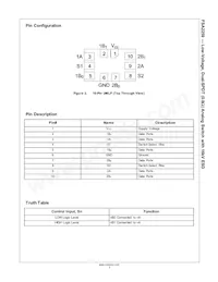 FSA2259UMX Datasheet Page 3