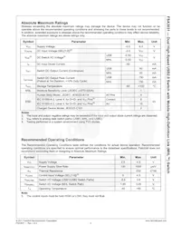 FSA3031UMX Datasheet Page 5