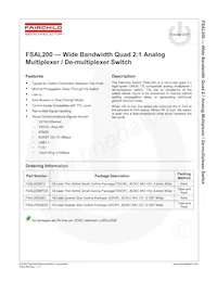 FSAL200QSC Datasheet Pagina 2