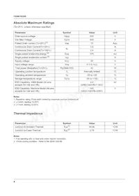 FSDM07652RBWDTU Datasheet Page 5