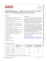 FSFR1800HS Datasheet Pagina 2