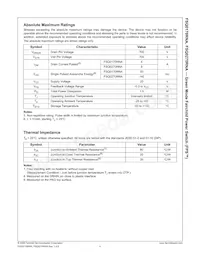 FSQ0270RNA Datasheet Pagina 5
