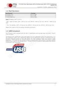 FT2232H-56Q-REEL Datasheet Page 3