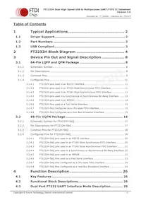 FT2232H-56Q-REEL數據表 頁面 5