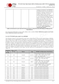 FT2232H-56Q-REEL數據表 頁面 14