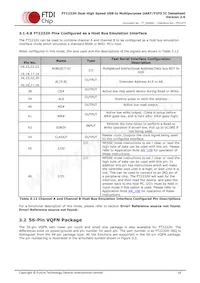 FT2232H-56Q-REEL數據表 頁面 16