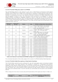 FT2232H-56Q-REEL Datasheet Pagina 23