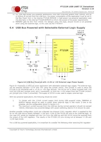 FT232RQ-TRAY Datasheet Page 22