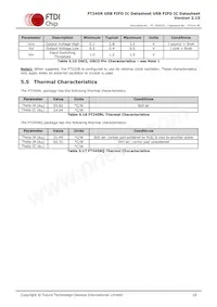 FT245RQ-TRAY Datasheet Page 18