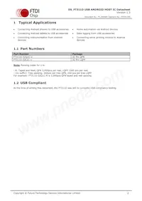 FT311D-32Q1C-T Datasheet Pagina 2