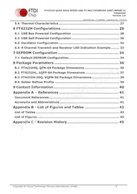 FT4232HQ-TRAY數據表 頁面 6