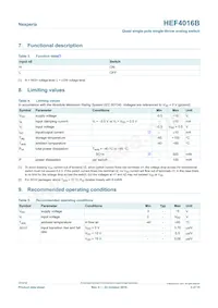 HEF4016BT Datasheet Page 3