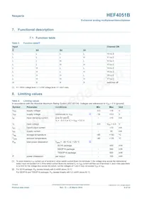 HEF4051BT/AUJ數據表 頁面 6