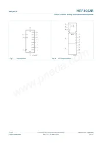 HEF4052BT/AUJ Datasheet Page 3