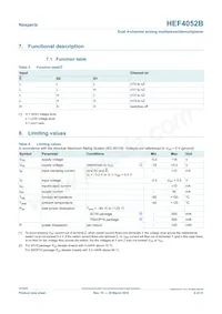 HEF4052BT/AUJ Datasheet Page 6
