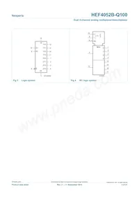 HEF4052BTT-Q100 Datasheet Page 3