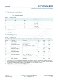HEF4052BTT-Q100 Datasheet Page 6