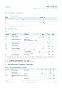 HEF4053BT/AUJ Datasheet Page 4