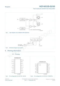 HEF4053BTT-Q100J Datasheet Page 3