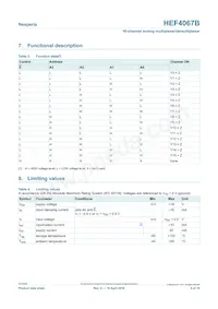 HEF4067BP Datasheet Page 5