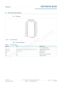HEF4067BT-Q100J Datasheet Page 4