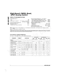 HI1-0201HS/883B Datasheet Page 2