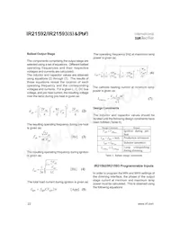 IR21592STRPBF Datasheet Page 22