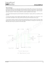 IR3628MTRPBF Datasheet Pagina 21