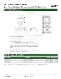 IW1700-00 Datasheet Page 4