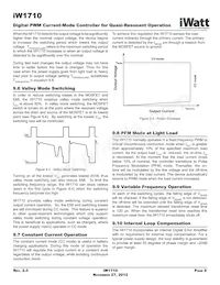 IW1710-01 Datasheet Page 9