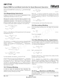 IW1710-01 Datasheet Page 13