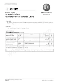 LB1933M-TRM-E Datasheet Cover