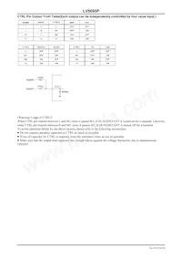 LV5695P-E Datasheet Page 6