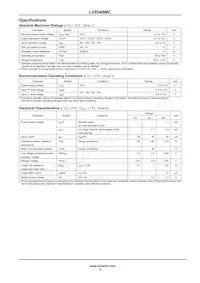 LV8548MC-BH Datasheet Page 2