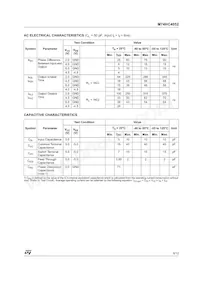 M74HC4052TTR Datasheet Page 5