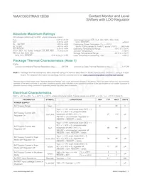 MAX13037ATX+T Datasheet Page 2