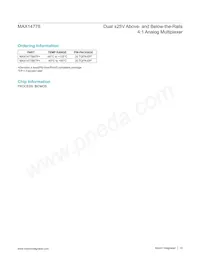 MAX14778ETP+ Datasheet Page 15